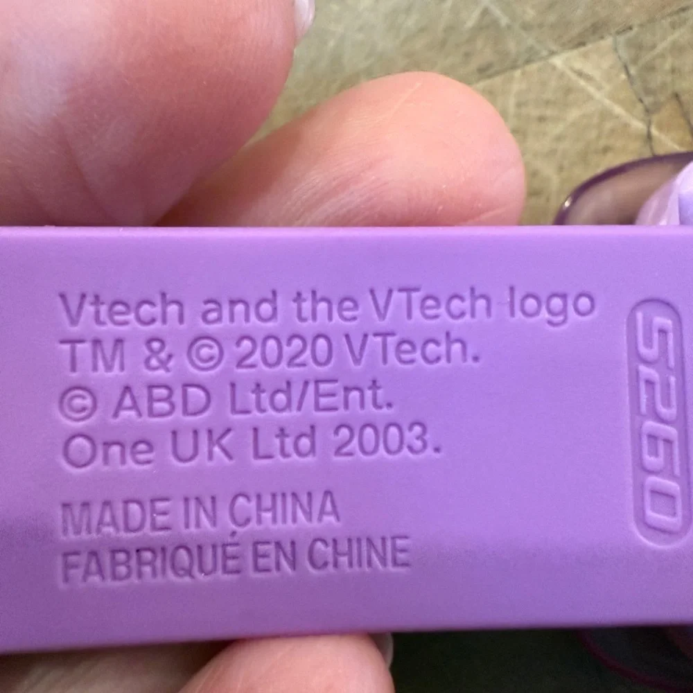 Peppa Pig Purple Pink Kids Character Learning Watch VTECH with Sound
